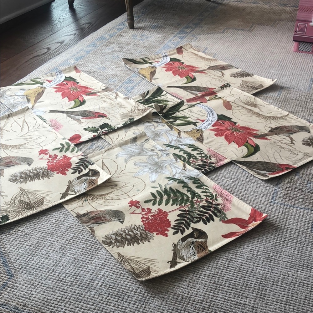 Floral Print Placemats Set